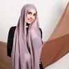 Rayon Viscose Hijab Women Muslim Scarf Shawls Abaya Women Veil Headscarf Wraps Plain Islamic Turban Headbands Foulard