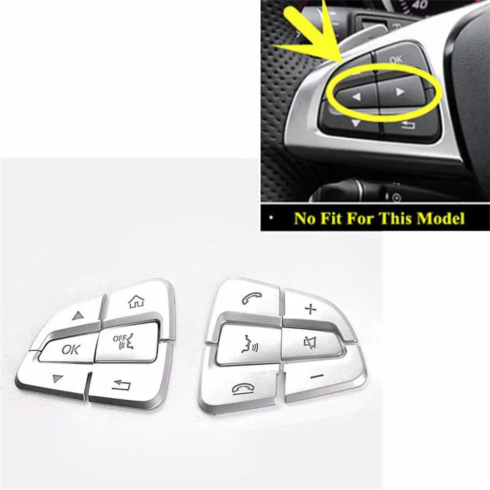 Steering Wheel Control Button Kit For Mercedes C-Class W205 & GLC X253 (2016-2019) – 12-Piece Black Set