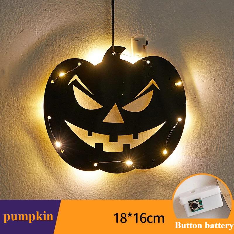 Halloween Pumpkin Lantern Decorations Small Gifts Themed Scenes Atmosphere Lighting Decorations Front Desk Display Windows