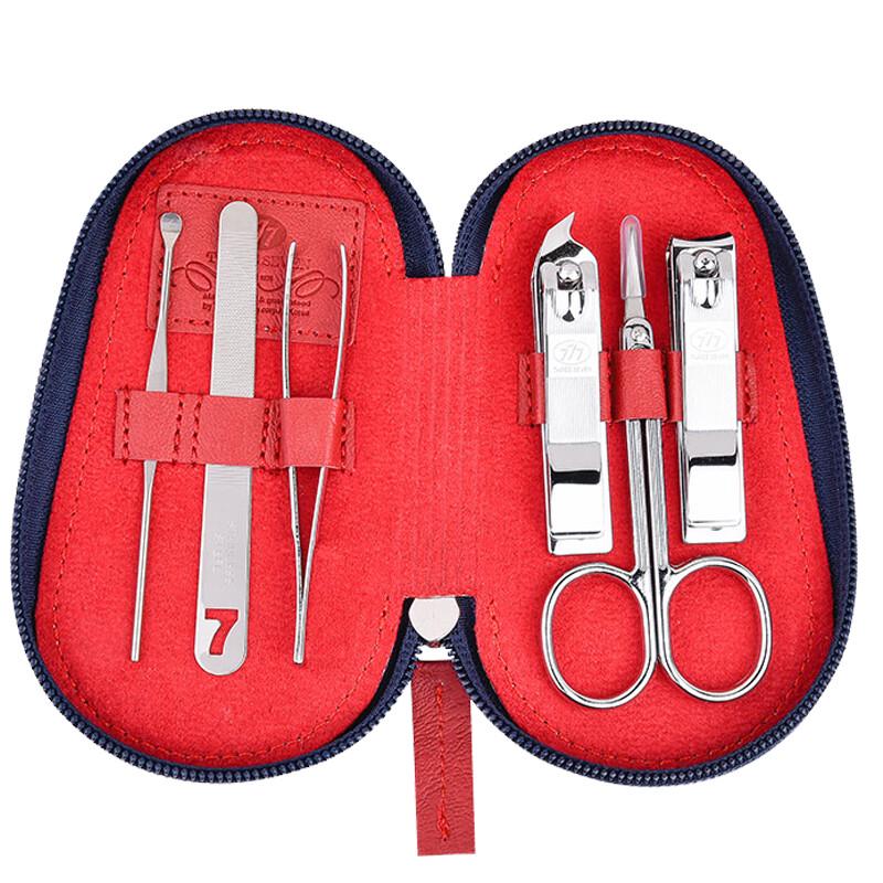 Three Seven 6-Piece Carbon Steel Manicure Set