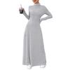 Sweater Dress for Sleeve High Neck Ribbed Women Casual Long Knit A-Line Dress Fall Winter