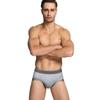 Men's Underwear Cotton Briefs Sexy U-convex Underpants Solid Color Undies Man Knickers M L XL XXL 3XL
