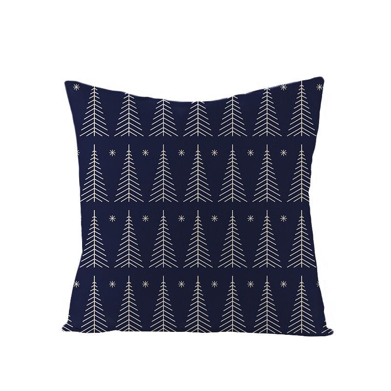 Cartoon Digital Printing Christmas Pillow Cover New Style Square Polyester Pillow Cover Cushion Cover