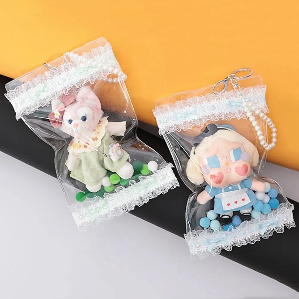 

Crybaby Linabell Crybaby Doll Storage Bag Pop Mart Dolls Labubu Outdoor Doll Bag Women Purple-No doll