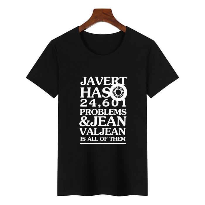 

Les Miserables JAVERT HAS 24,601 Men s and Women s T-shirt Half Short Sleeve 4XL