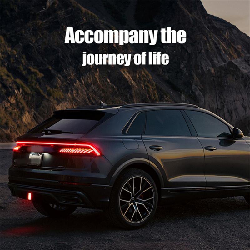 Red Rear Brake Light With 15 Leds For Racing Cars, Motorcycles And Automobiles