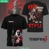 Camiseta Popular de Filme de Terror Terrifier 3 Impressão 3D Masculina Feminina Moda Casual Manga Curta Camisetas Infantis Tops Camiseta de Halloween