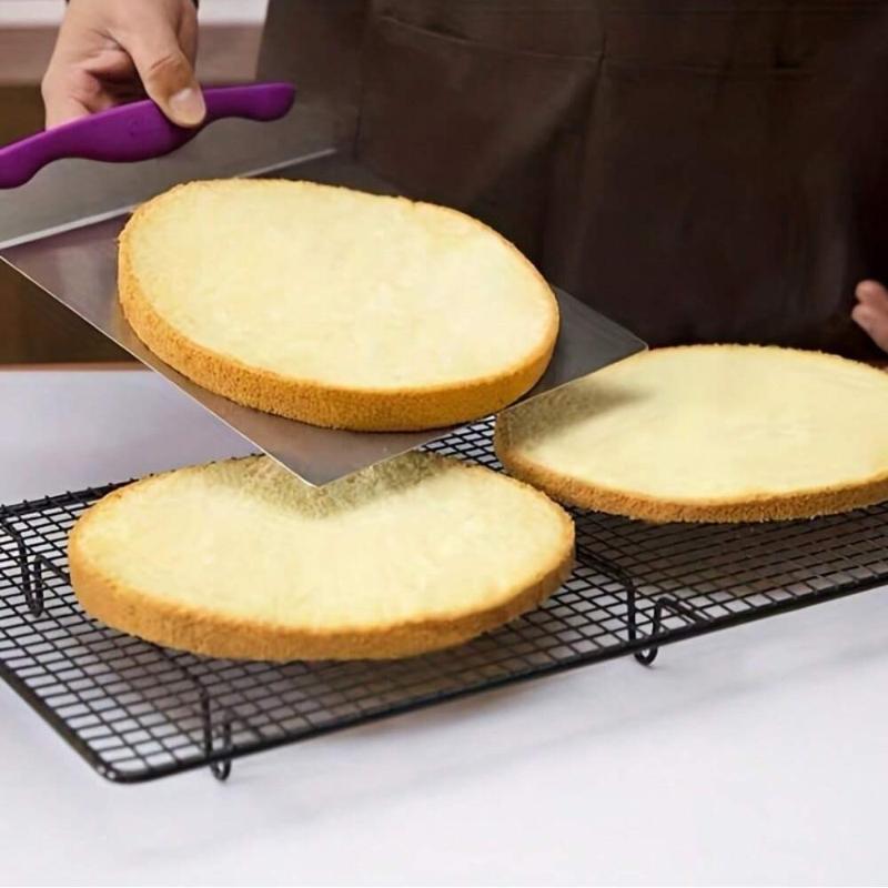 Stainless Steel Cake Transfer Tray Baking Moving Plate Spatula Pizza Spatula Lifting Base Moving Scraper Non-stick Base Baking