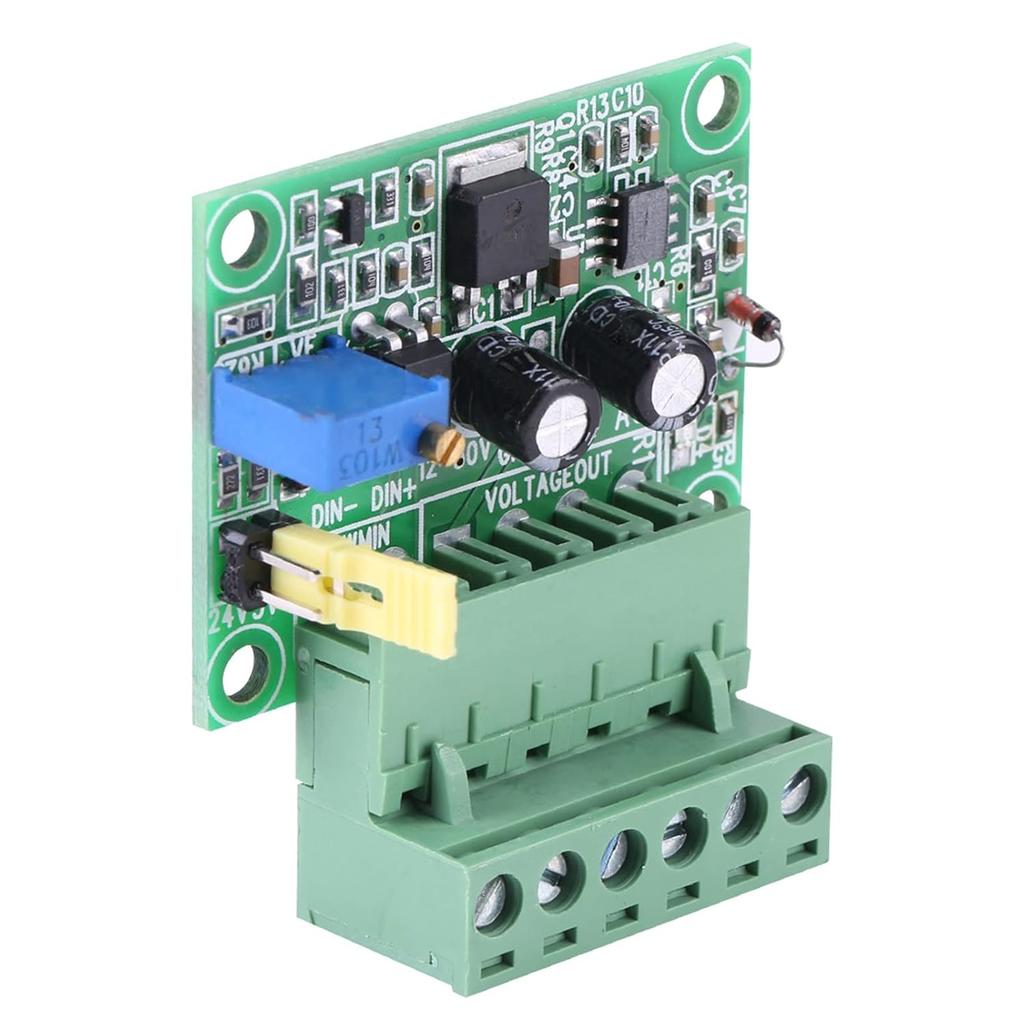 Oumefar 0-10V Digital To Analog Module PLC To Voltage Converter PWM Converter PWM To Voltage Module for Industrial Control Panel PLC