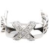 Soul Jewelry Silver Chain Ring with Medium SV925 with Cubic Ideal for Cremation and Cross, Size, Zirconia, Memorials, Urn, Ashes.