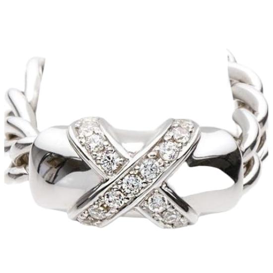 

Soul Jewelry Silver Chain Ring with Medium SV925 with Cubic Ideal for Cremation and Cross, Size, Zirconia, Memorials, Urn, ashes.