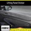 Compatible with 2021 VW Golf 8th Gen Interior Mod: Carbon Fiber Center Console & Door Protection Stickers