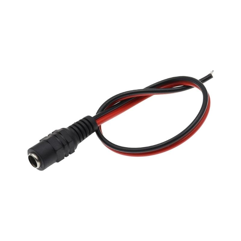 5.5x2.1mm Connector Wire Easy Polarity Identification Secure CCTV Camera System Use