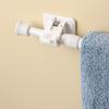 Curtain Rod With Brackets Telescoping Reliable Support Drapery Rods Set for Bathroom Kitchen 50‑90cm 2 Rods + 2 Hooks