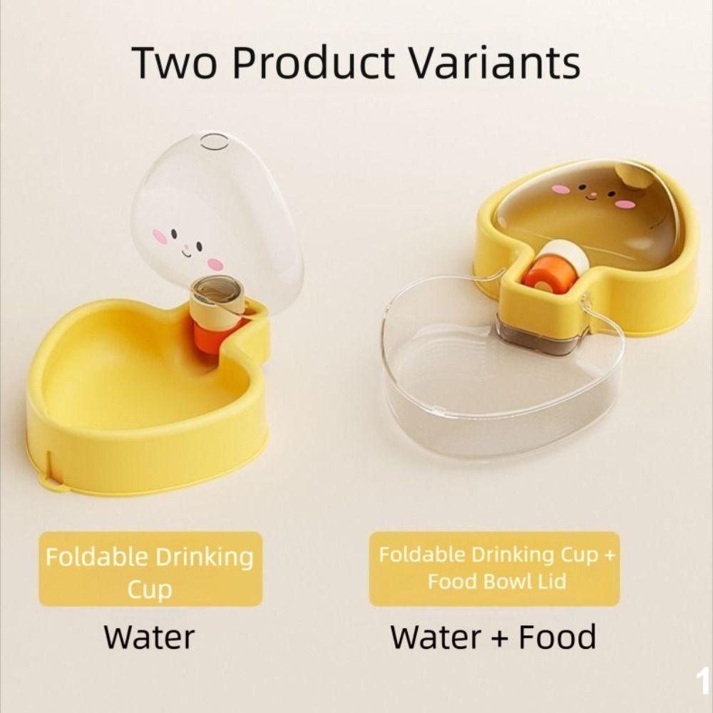 350ml Pet Accompanying Cup 2-in-1 Puppy Drinking Bowl Dog Water Bottle  Outdoor Travel Pet Supplies