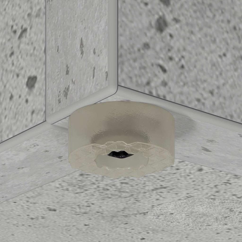 Umbrella Stand Concrete Grey 40 x 20 x 55.5 cm Wood Based Material