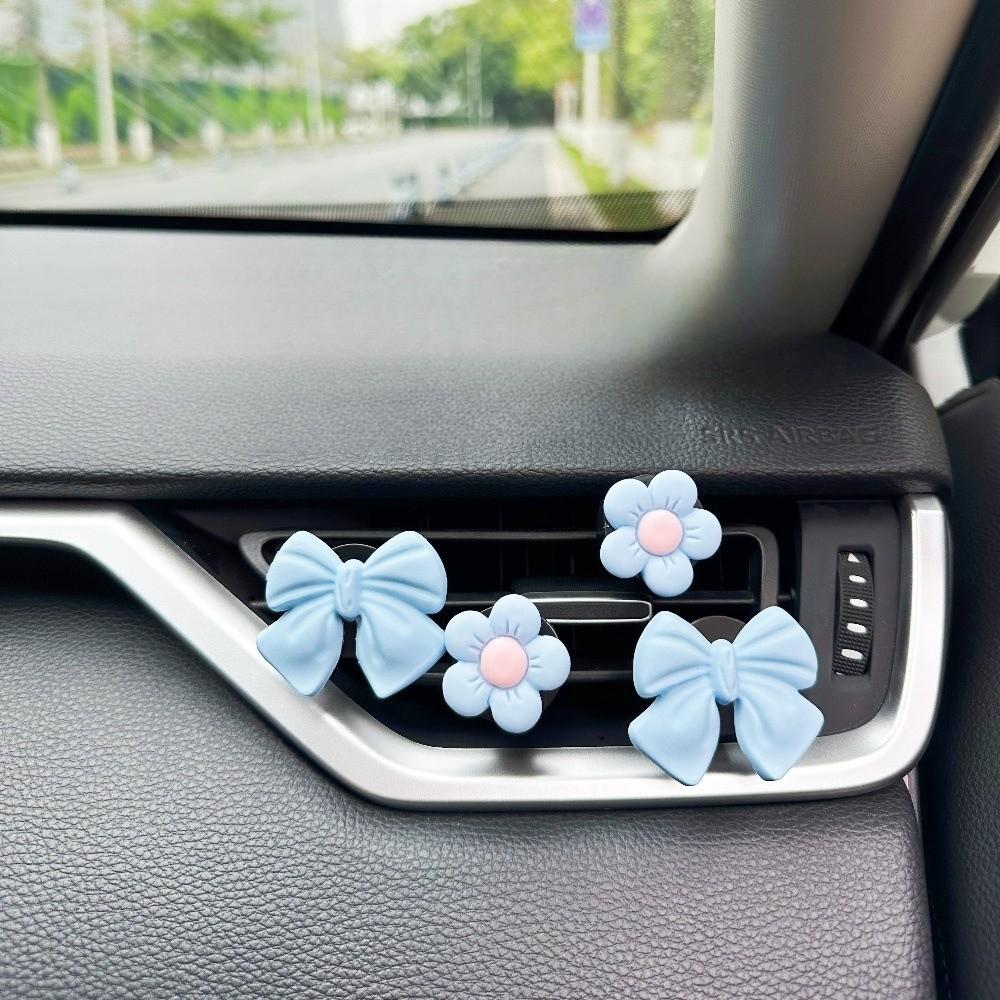 Bow Knot Design Car Air Vent Clips 8PCS Multi-Pack Dashboard Decorations  For Automobile Truck