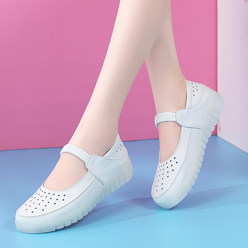 Spring Single Shoe Women Fashion Super Soft Comfortable Nurse Shoes Women's Non Slip Lightweight Versatile Casual Women's Shoes