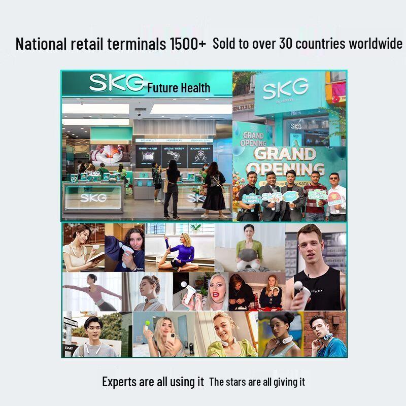 SKG Graphene Far Infrared Heating Neck Traction Pillow