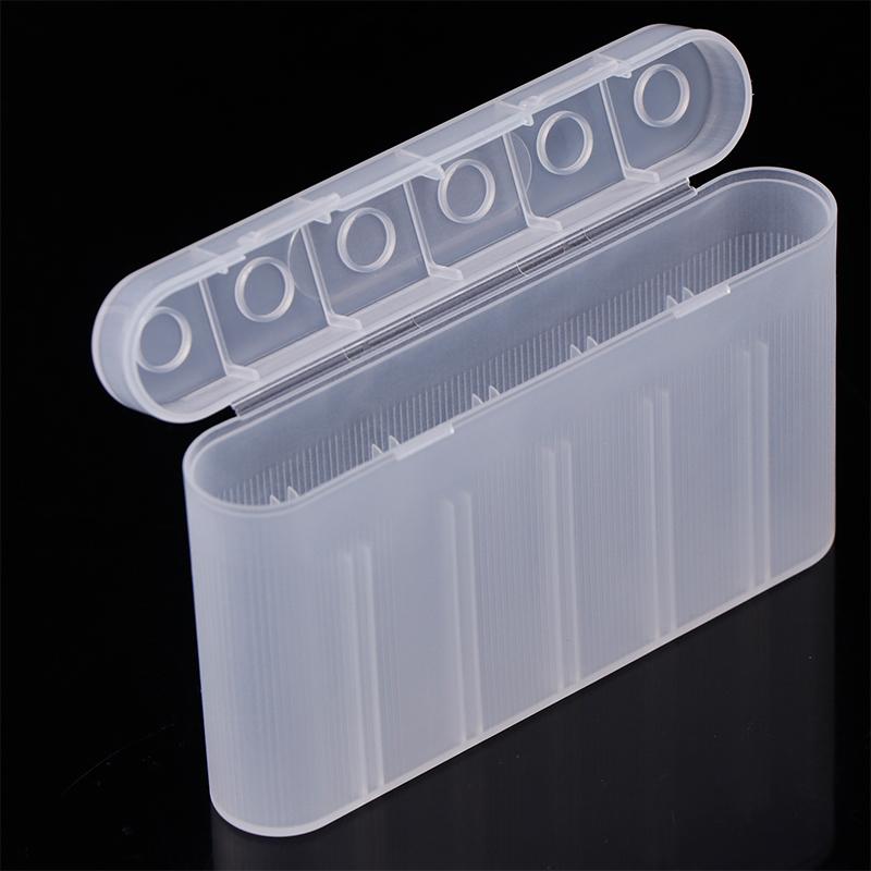 1Pc Diy Accessories 6 Slot Waterproof Storage Box For 18650 Batteries Portable Holder Case Protectors Organiser