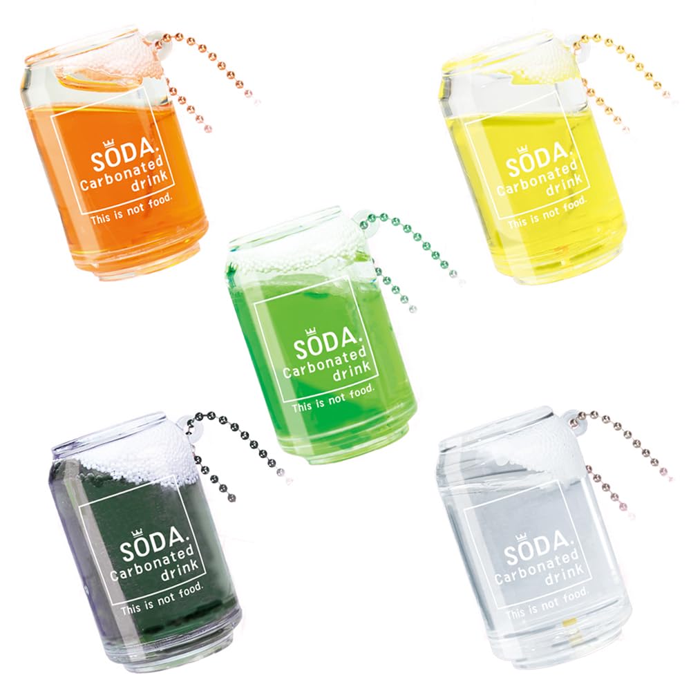 

Set of 5 Yurapuka Korean-style drink keychains, approximately 5cm