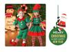 Kids' Christmas Elf Costume - Unisex Parent-Child Green Cosplay Outfit for Holiday Parties