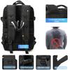 Men'S Minimalist Business Travel Backpack Large Expandable 17 Inch Laptop Backpack Anti-Theft Trip Luggage Bag With Usb Charging Quality