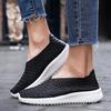 Summer Women Lightweight Slip on Sneakers Casual Plus Size Flats Loafers Soft Beach Walking Sports Shoes