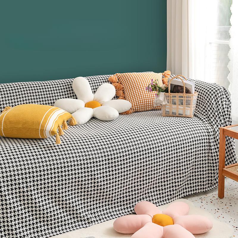 

Экспорт Нордический Инс Гусиная лапка Шенилл Чехол для дивана Ткань Полное покрытие Диванное полотенце Чехол для дивана Накидка Ткань 85*85cm