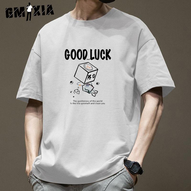 

GMXIA Мужская Мода Повседневные Летние Весенние Топы и Футболки S белый