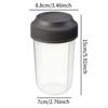 Protein Shaker Bottle Mixing for Mixes Gym Cup with Scale Leakproof Camping
