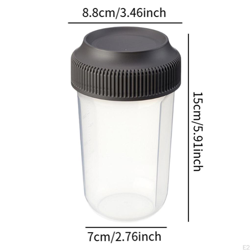 Protein Shaker Bottle Mixing for Mixes Gym Cup with Scale Leakproof Camping