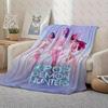 Hot Kpop Demon Hunters Blanket Fun Cozy Gift Sofa Travel Office Warmth Autumn Winter Fans K-Pop Anime Inspired Cute Huntrix New