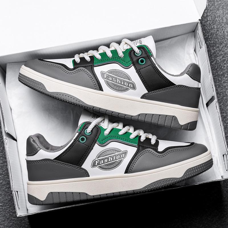 Men's shoes autumn versatile sports and leisure board shoes pilot leather shoes lightweight soft sole waterproof outdoor tide shoes