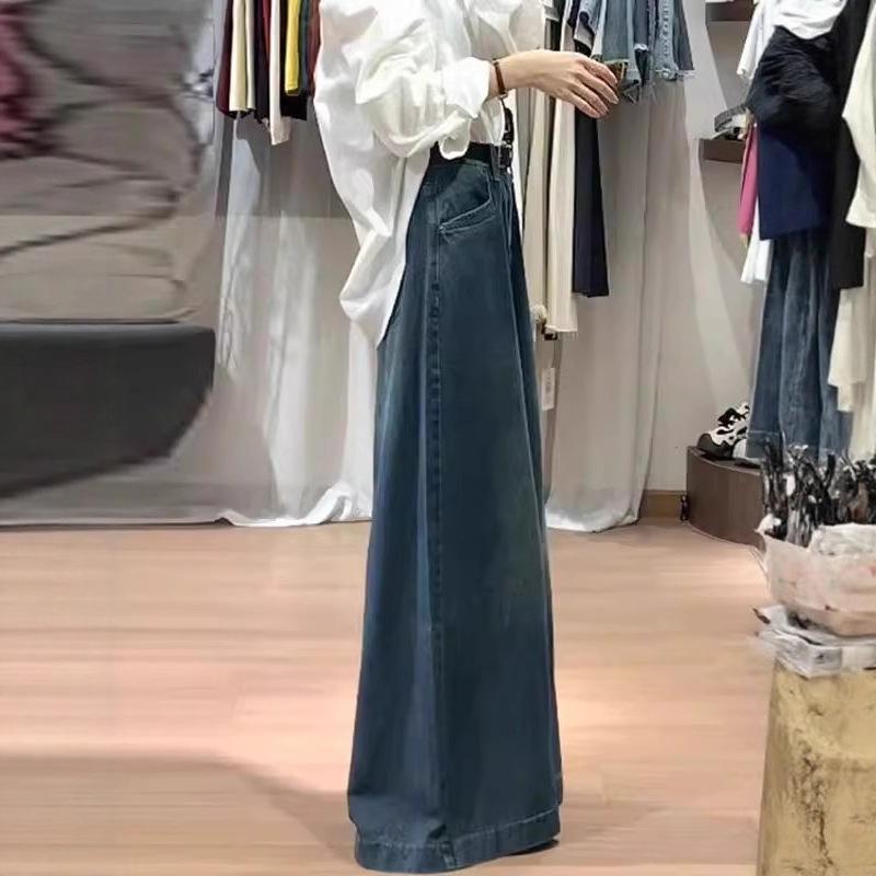 Women's Winter High-Waisted Wide-Leg Tummy-Covering Jeans