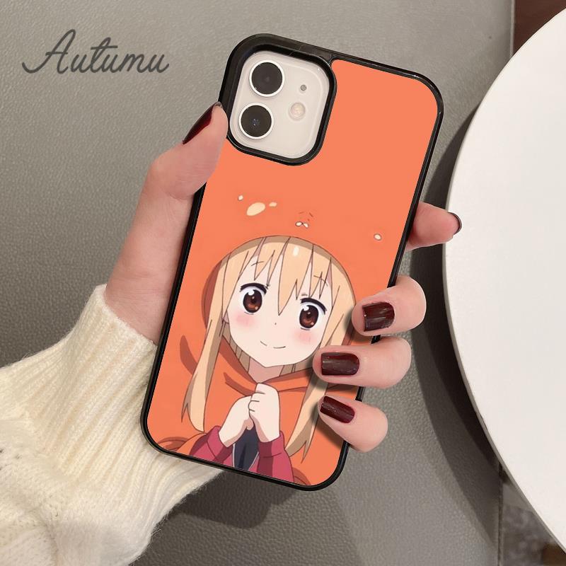 Niedliche Umaru chan Handyhülle für iPhone 11 12 13 14 Pro Max mini X XR XS SE 2020 5 6S 7 8 Plus Samsung Galaxy S21 S22 Hülle