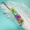 Color PC decompression button 4-key pinch mechanical keyboard decompression button keychain toy pendant