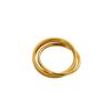 Stainless steel Korean version double-layer ring interlocking ring set fashionable titanium steel jewelry women