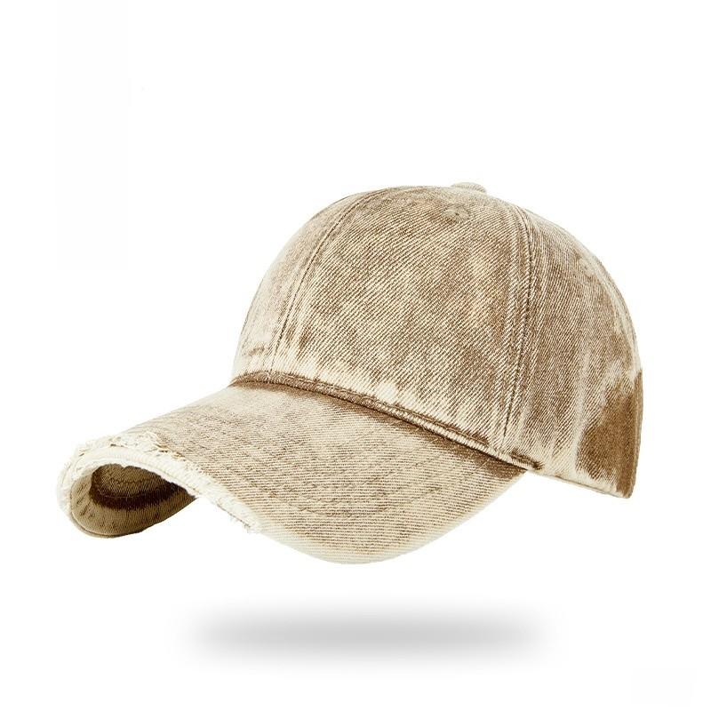 Waterwashed Cotton Baseball Cap With Sun Protection For Men And Women