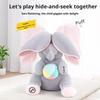 Hide-And-Seek Elephant Plush Toy Flapping Ears With Cheerful Songs Elephant Soft Soothing  Babies Toys Christmas Gift
