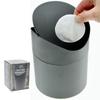 Bathroom Basket Mini Garbage Bin Black Table Restaurant Garbage Bin