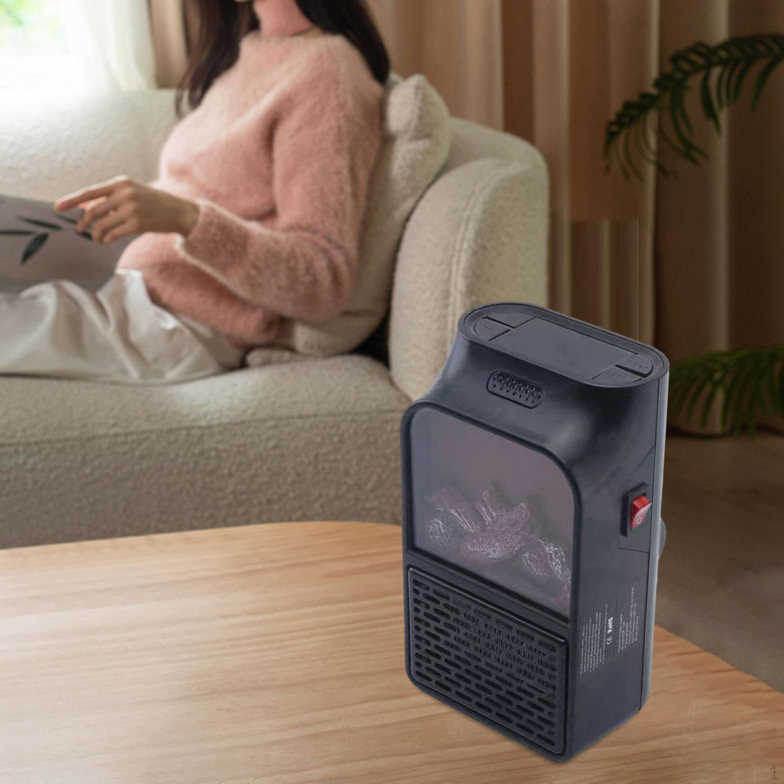 

Крытый небольшой электрический обогреватель 500 Вт, штепсельная вилка европейского стандарта для офисного стола, прочная с пультом дистанционного управления Without Remote