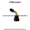 Leakproof Bent Tubeless Tire Valve for EVs and Motorcycles PVR50/PVR70