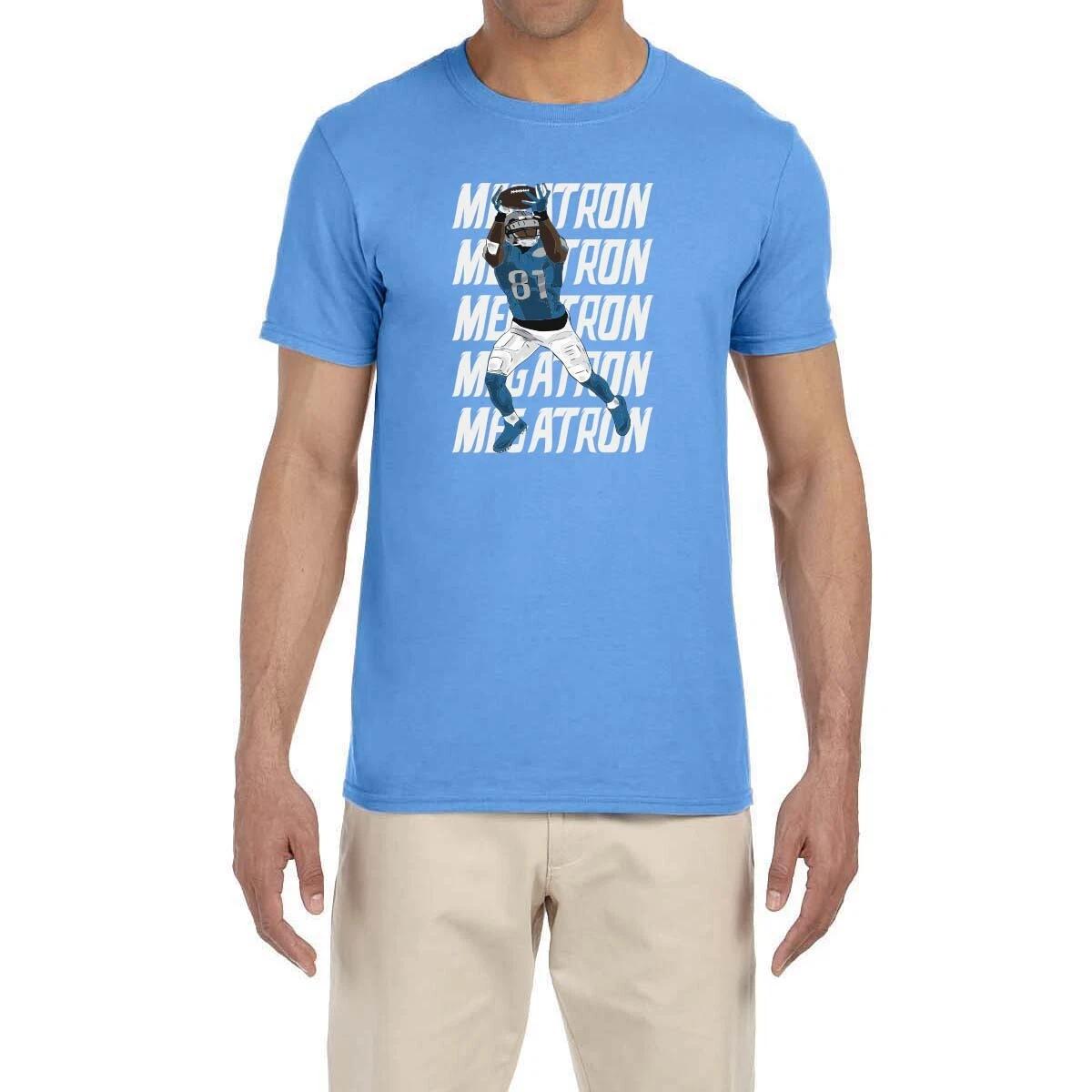 Detroit Lions Calvin Johnson Megatron Text Pic T-Shirt XXL