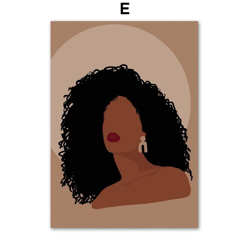 Fashion Black Girl Friends Party Boho Wall Art Canvas Painting Nordic Poster And Prints Bar Wall Pictures For Living Room Decor