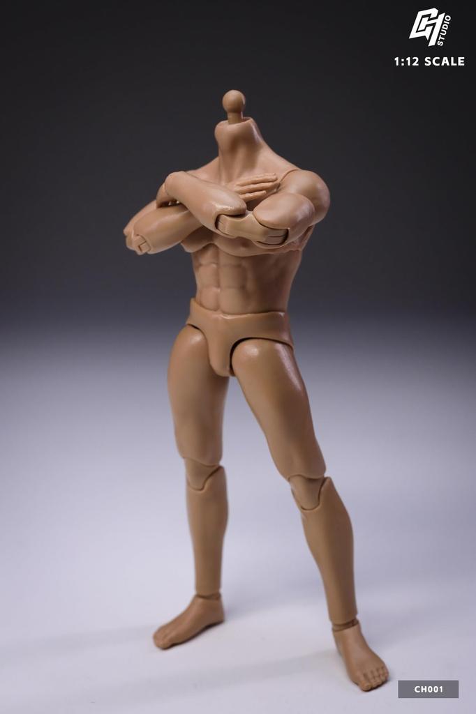 Toys Hobbies Action Figure CH studio Male Movable Action Jointed Body & [TOYBARJAPAN] 1/12 CH001/CH002 Man's (CH001)