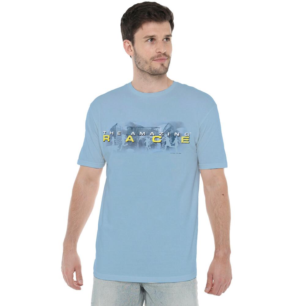 Amazing Race In The Clouds T-Shirt S-2XL Light Blue XXXXL
