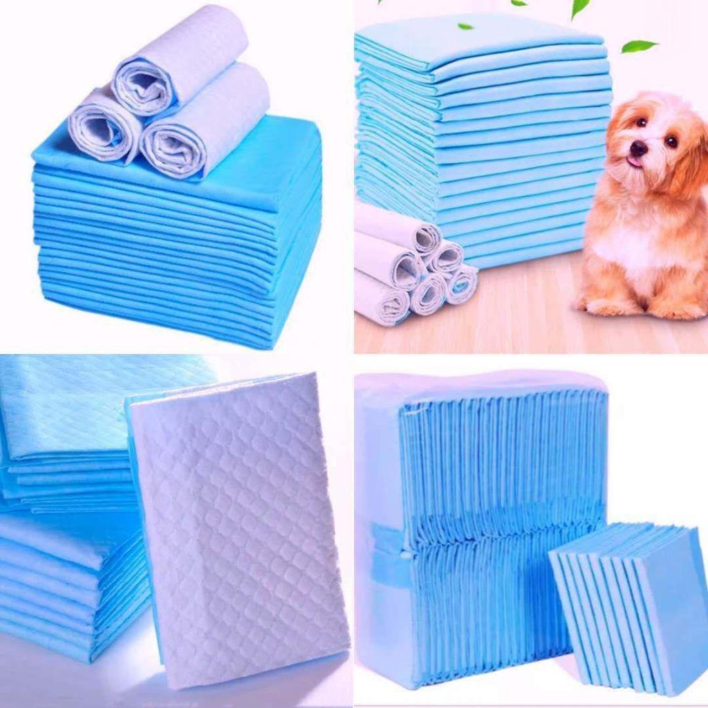 100-Piece Thickened Absorbent Pet Diaper Pads for Cats and Dogs