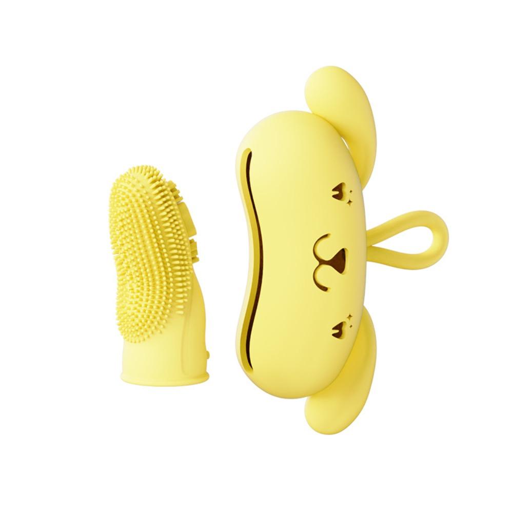 Soft Silicone Cat Toothbrush Double-sided Pet Teeth Cleaning Tool Dog Finger Toothbrush  Puppies