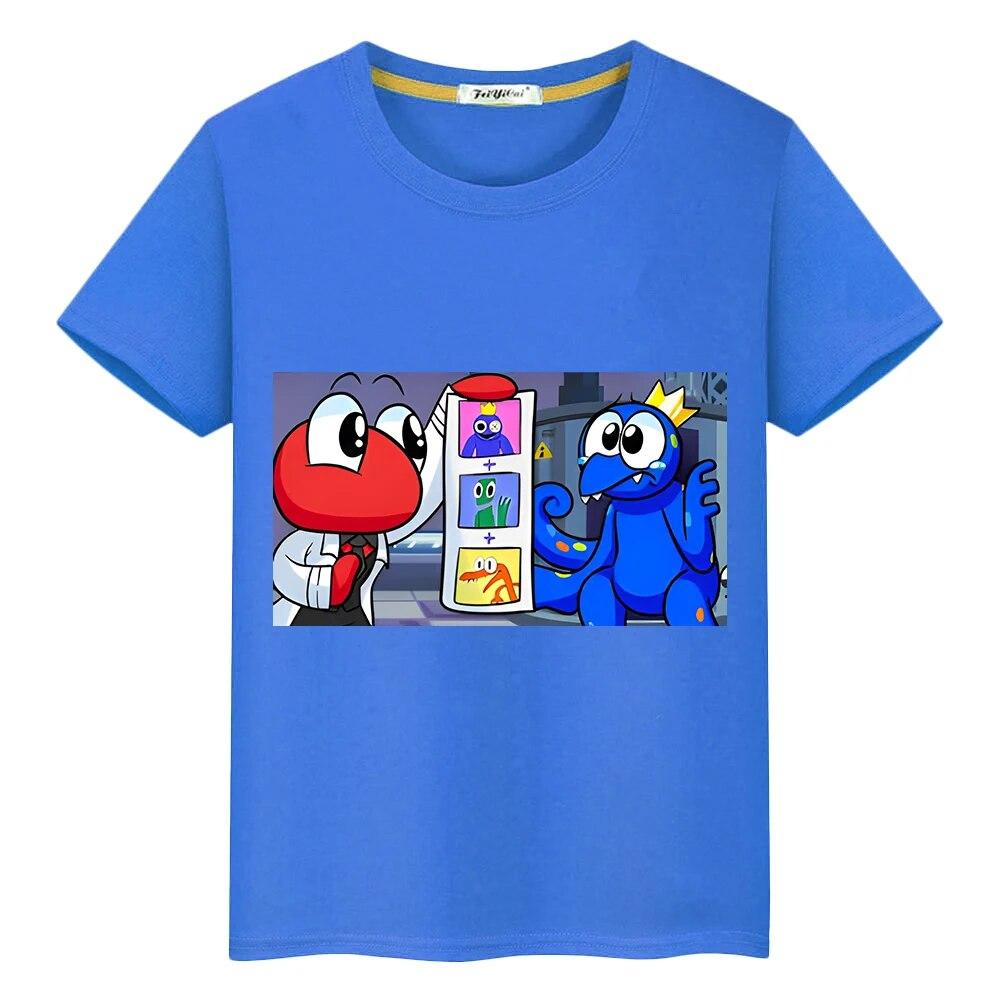 

2024 детские футболки, футболка из 100% хлопка с рисунком «Радуга друзья», топы Kawaii, футболка Boy Pride y2k, цельные футболки с аниме, одежда для девочек